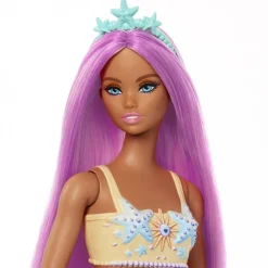 Mattel Barbie Sirène Rose^ Poupées Mannequins
