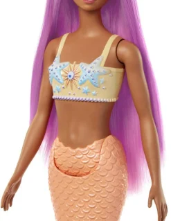 Mattel Barbie Sirène Rose^ Poupées Mannequins