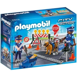 Playmobil Barrage de police - City Action 6878^ La Ville, La Police Et Les Secours