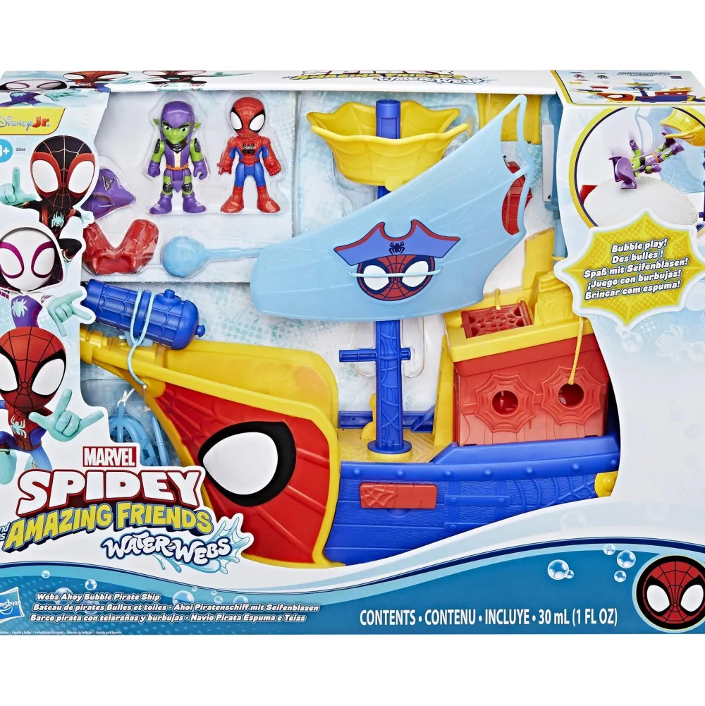 Hasbro Bateau de pirates à bulles - Spidey Waterwebs^ Les Héros Et Personnages