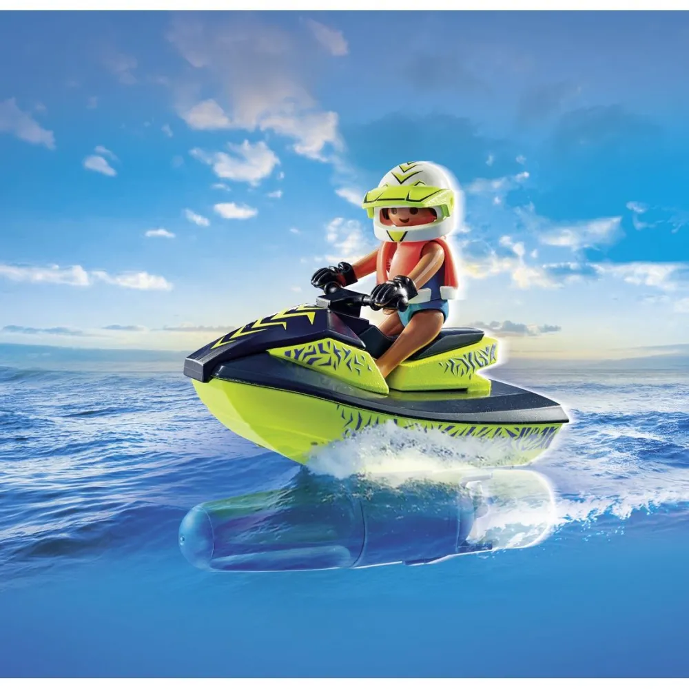 Playmobil Bateau de pompier et scooter des mers Action heroes 71464^ La Ville, La Police Et Les Secours