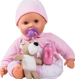 Cerise & Capucine Bébé Interactif Et Son Ourson Avec Accessoires^ Poupons Interactifs