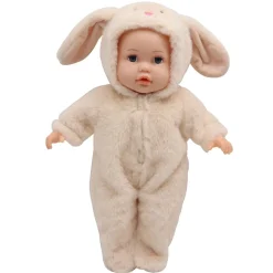 Cerise & Capucine Bébé lapin beige - poupon 35 cm^ Poupons Classiques