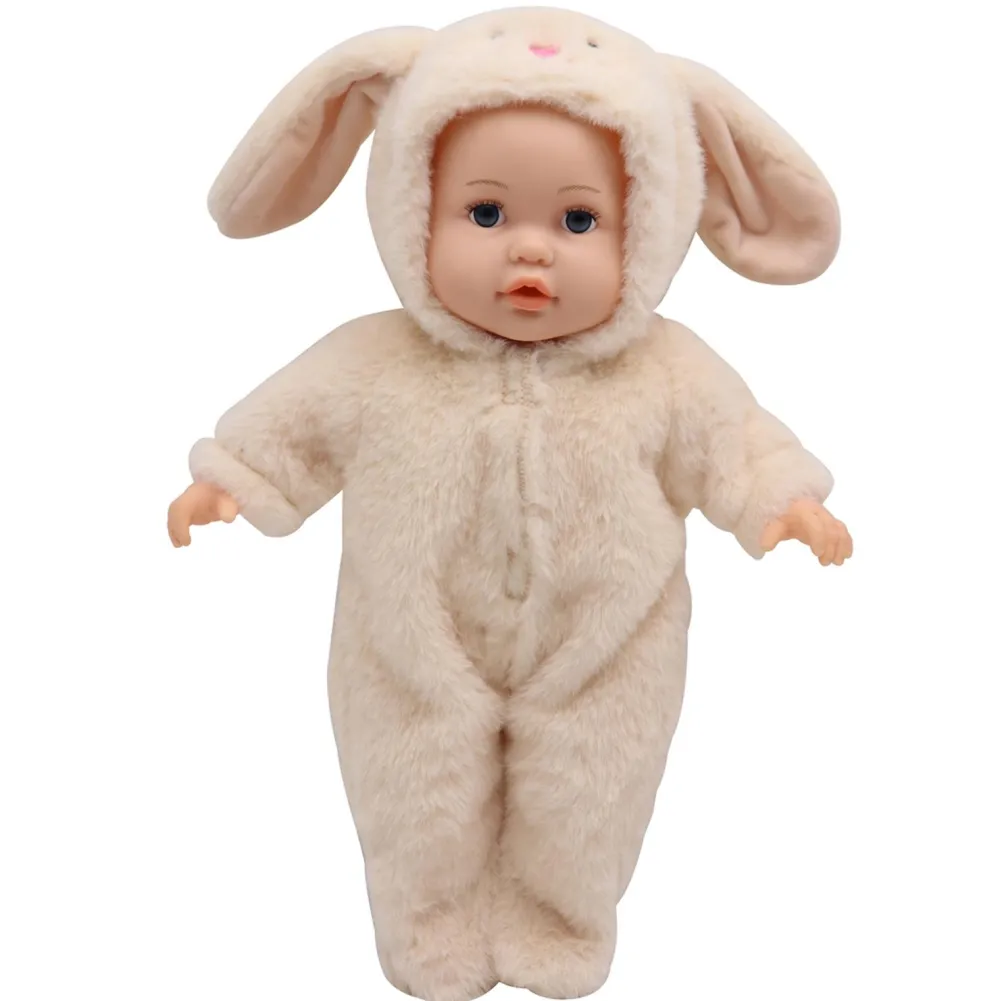 Cerise & Capucine Bébé lapin beige - poupon 35 cm^ Poupons Classiques