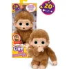 Moose Bébé singe caramel interactif - Little live Pets^ Peluches Électroniques Interactives