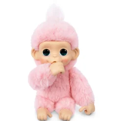 Moose Bébé singe rose interactif - Little live Pets^ Peluches Électroniques Interactives