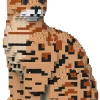 Jekca Bengal 4 En 1 Brun Bloc de Construction^ Ferme, Univers Agricoles Et Animaux