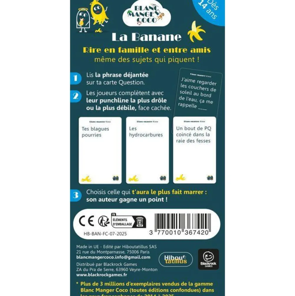 Blackrock Blanc Manger Coco - La Banane^ Jeux D'Ambiance