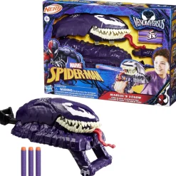Nerf Blaster d'attaque Spider-Man VenomVersus^ Jeux De Tir Et Pistolets