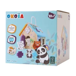 Okou00efa Boite à formes en bois^ Boîtes À Formes