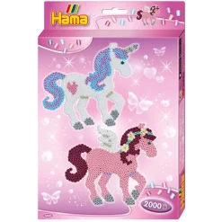 Hama Boîte Midi - 2000 Perles Modèle Chevaux Fantastiques^ Perles, Bijoux Et Perles À Repasser