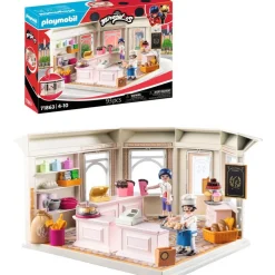 Playmobil Boulangerie Dupain Cheng Miraculous 71863^ Les Héros Et Personnages