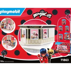 Playmobil Boulangerie Dupain Cheng Miraculous 71863^ Les Héros Et Personnages