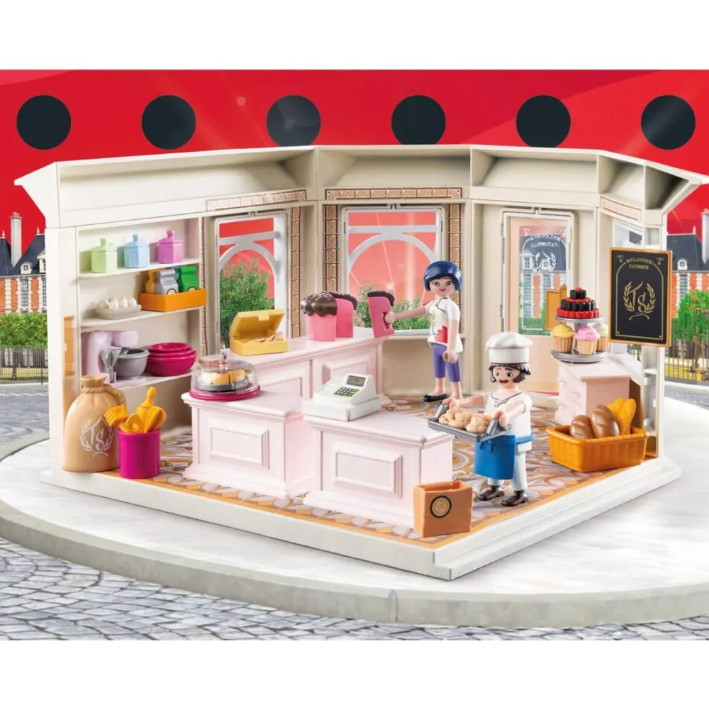 Playmobil Boulangerie Dupain Cheng Miraculous 71863^ Les Héros Et Personnages