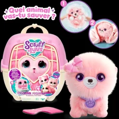 Moose Boule de poils rose - Scruff a luvs^ Peluches Animaux