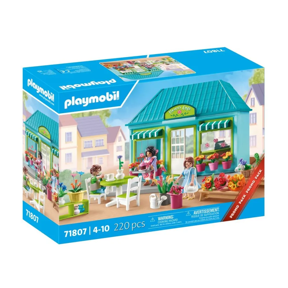 Playmobil Boutique de fleuriste et salon de thé MY LIFE 71807^ La Ville, La Police Et Les Secours