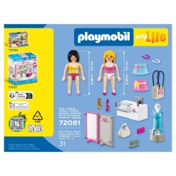 Playmobil Boutique de mode - My Life 72081^ La Ville, La Police Et Les Secours