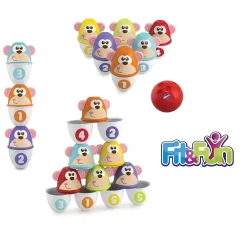 Chicco Bowling de la jungle Fit et Fun^ Balles Et Jouets À Balles