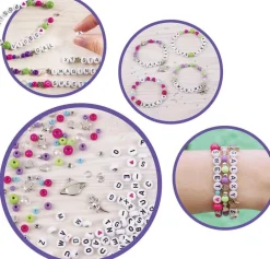 Lansay Bracelets alphabet Make it real^ Perles, Bijoux Et Perles À Repasser