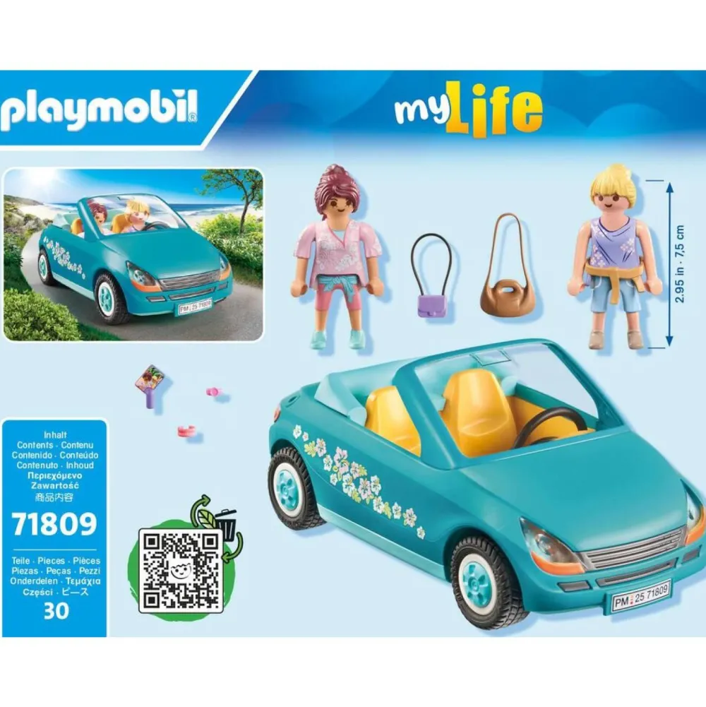 Playmobil Cabriolet, jeunes filles et accessoires My Life 71809^ Le Sport, Les Loisirs Et Les Vacances