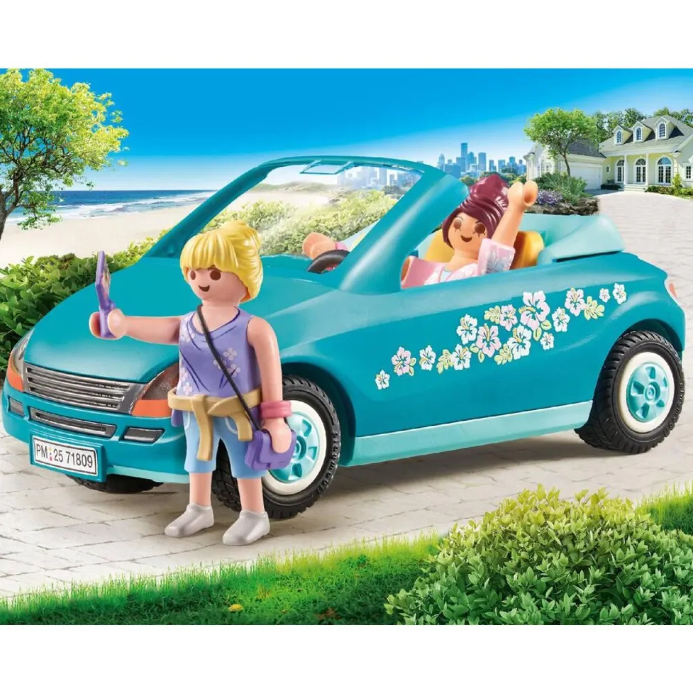 Playmobil Cabriolet, jeunes filles et accessoires My Life 71809^ Le Sport, Les Loisirs Et Les Vacances