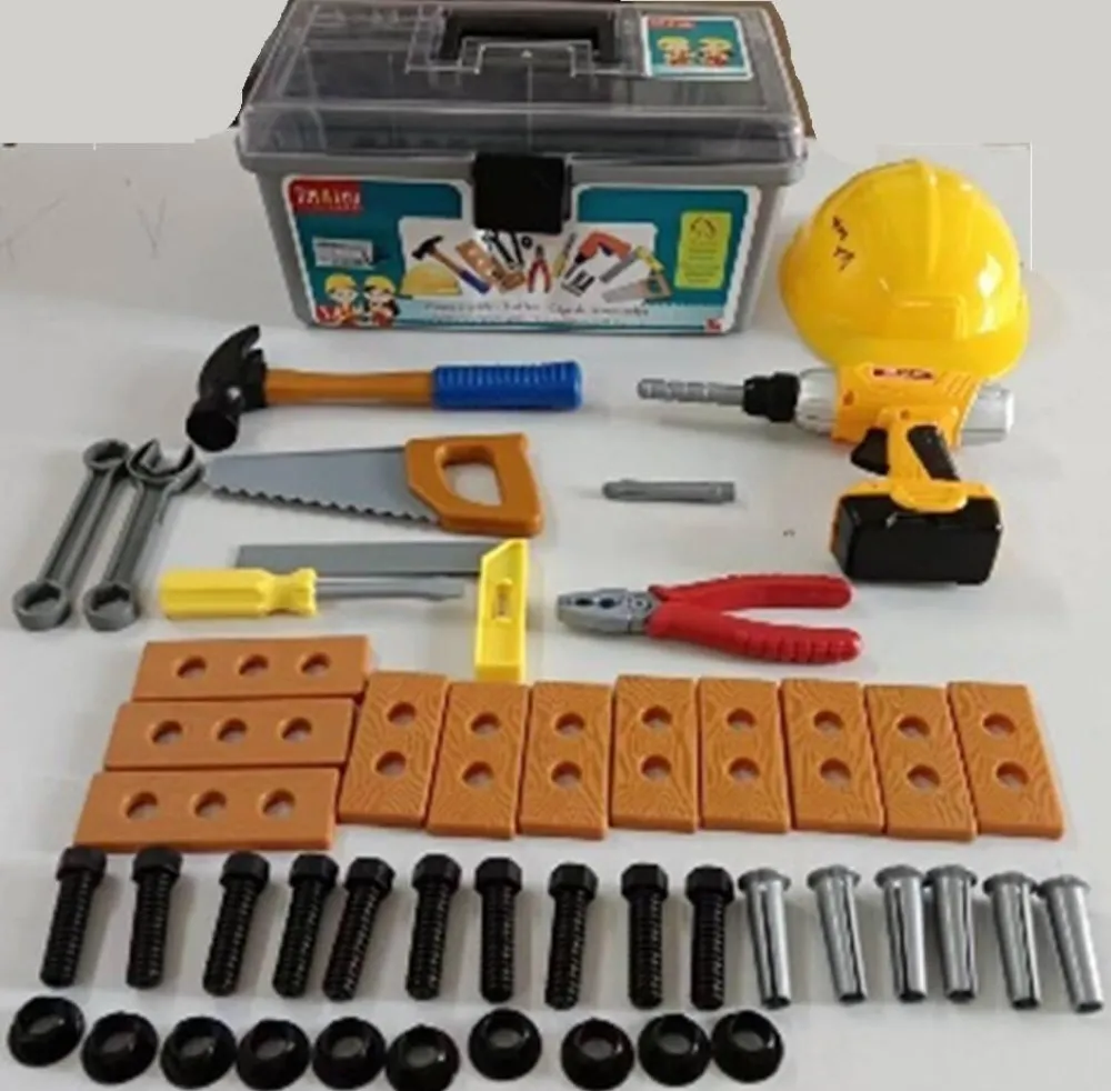 COM' les vrais Caisse à outils 45 pièces^ Bricolage