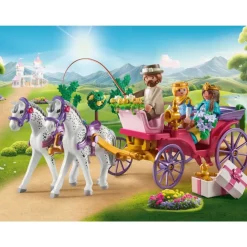 Playmobil Calèche avec couple princier et cocher Princess Magic 71846^ Les Princesses Et Fées