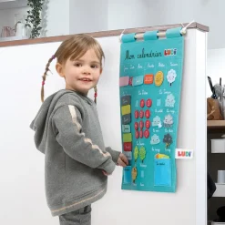 Ludi Calendrier Basic bleu^ Apprentissage Du Temps Et De La Saisonnalité