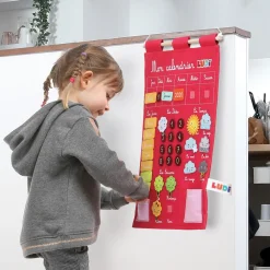 Ludi Calendrier Basic rose^ Apprentissage Du Temps Et De La Saisonnalité