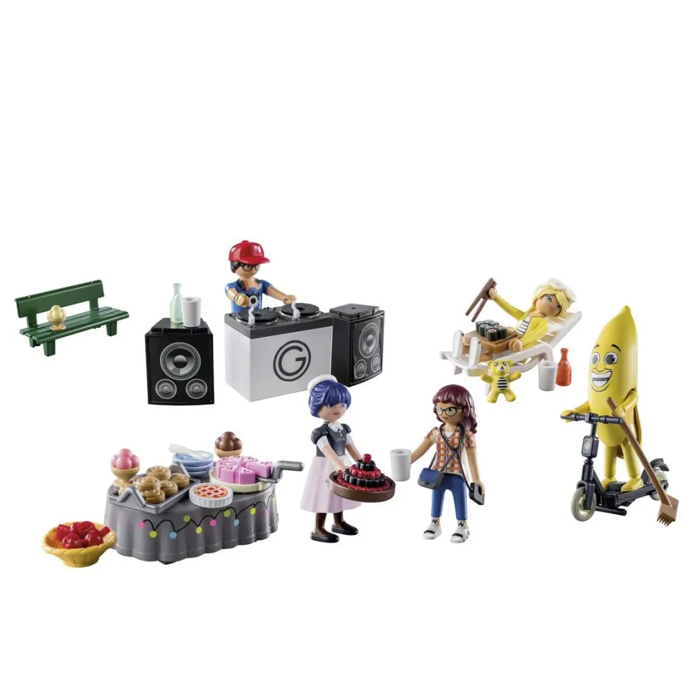 Playmobil Calendrier de l'Avent Miraculous Pique-nique Paris Miraculous 71344^ Les Héros Et Personnages