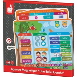 Janod Calendrier magnétique^ Apprentissage Du Temps Et De La Saisonnalité