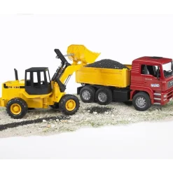 Bruder Camion benne Man et chargeur^ Véhicules Agricoles Et De Chantier