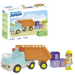 Playmobil Camion benne Junior 71685^ La Ville, La Police Et Les Secours