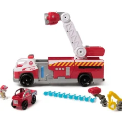 Spin Master Camion de pompier deluxe et figurine Marcus - Fire Rescue La Pat Patrouille^ Camions Et Bus