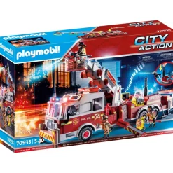 Varta Camion de Pompiers Playmobil City Action 70935^ La Ville, La Police Et Les Secours