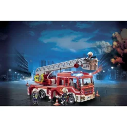 Varta Camion pompiers échelle pivotante Playmobil City Action 9463^ La Ville, La Police Et Les Secours