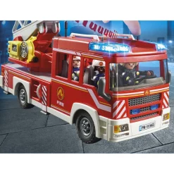 Varta Camion pompiers échelle pivotante Playmobil City Action 9463^ La Ville, La Police Et Les Secours