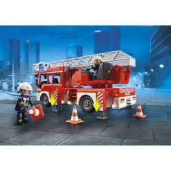 Varta Camion pompiers échelle pivotante Playmobil City Action 9463^ La Ville, La Police Et Les Secours