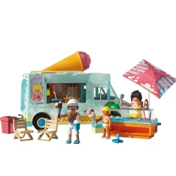 Playmobil Camion vendeur de glaces & 3 personnages My Life 71904^ Le Sport, Les Loisirs Et Les Vacances