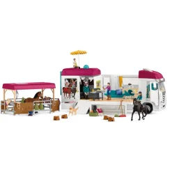 Schleich Camping car équestre^ Camions Et Bus