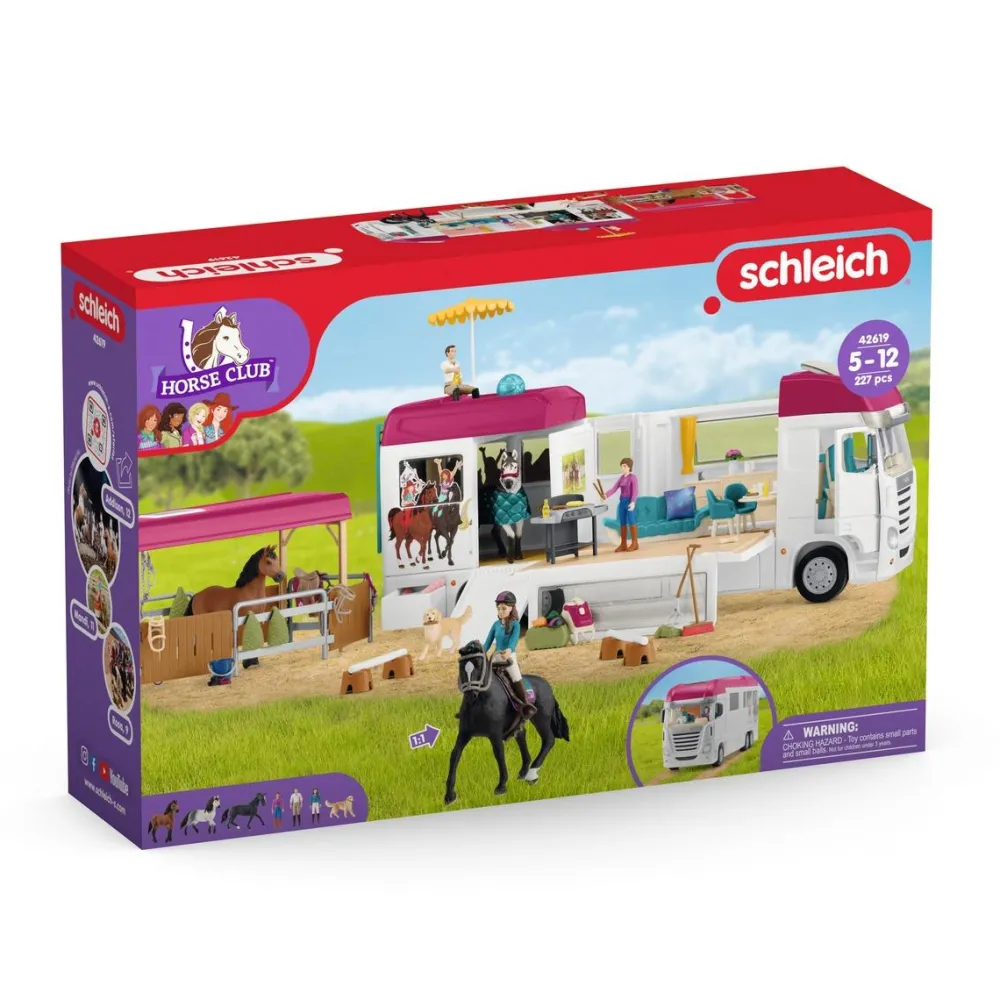 Schleich Camping car équestre^ Camions Et Bus
