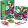 Sentosphu00e8re Canevas à diamanter papillon et marguerites - Art et créations^ Sables, Paillettes Et Mosaïques