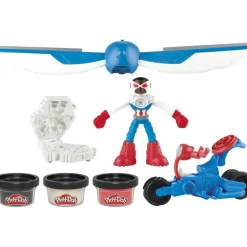 Play-Doh Captain america Moto tranchante Marvel^ Modelage Et Moulage