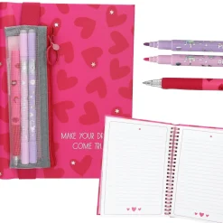 Carnet avec stylos Cœur Penfection^ Papeterie