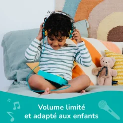 LUNII Casque audio Octave^ Karaoké, Lecteurs Cd Et Mp3 Et Casques