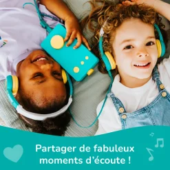 LUNII Casque audio Octave^ Karaoké, Lecteurs Cd Et Mp3 Et Casques