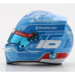 Casque Charles Leclerc 1:5 version deluxe - Ferrari - GP F1 Miami 2024^ Modèles Réduits|Véhicules D'Extérieur
