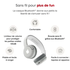 tonies Casque Bluetooth Gris Lune^ Karaoké, Lecteurs Cd Et Mp3 Et Casques
