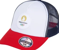 Casquette Trucker 3d Aux Couleurs Des Jo Paris 2024^ Bagagerie