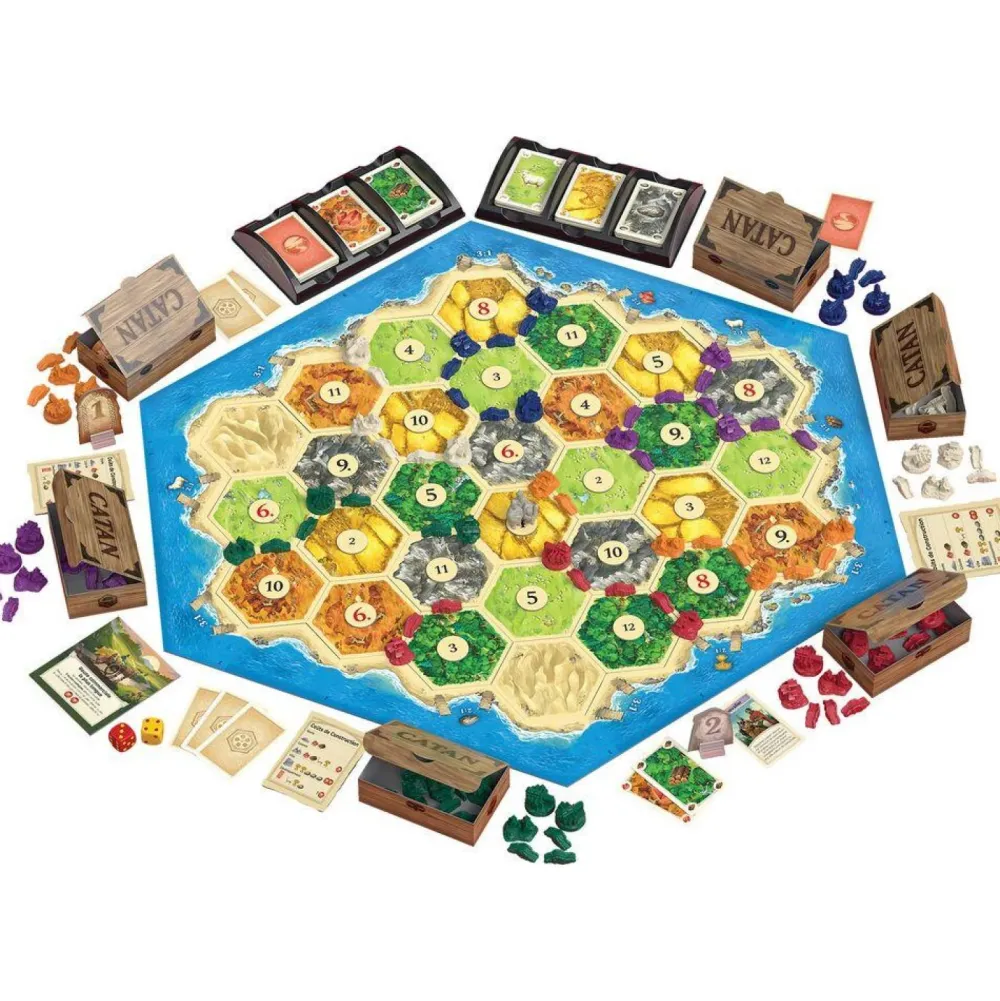 Asmodu00e9e Catan extension 5-6 joueurs nouvelle version^ Jeux De Stratégie Et De Réflexion
